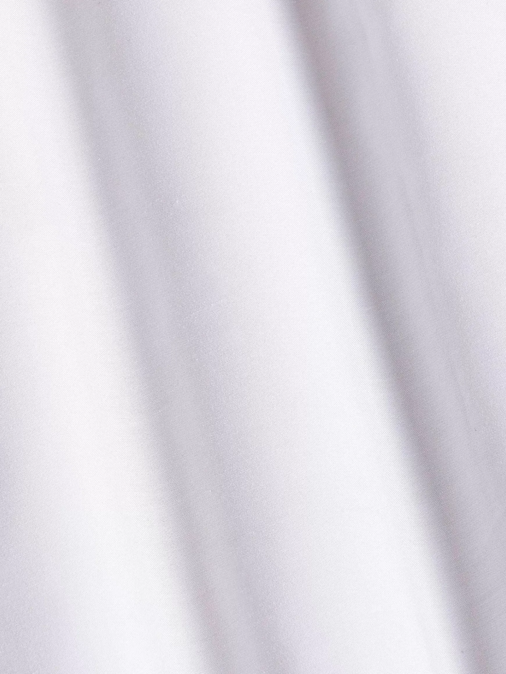 Ales Solid Structured White Overhemd Lange Mouw