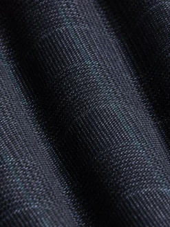 Amalfi Glen Check Slim Fit Navy Suit Pantalon