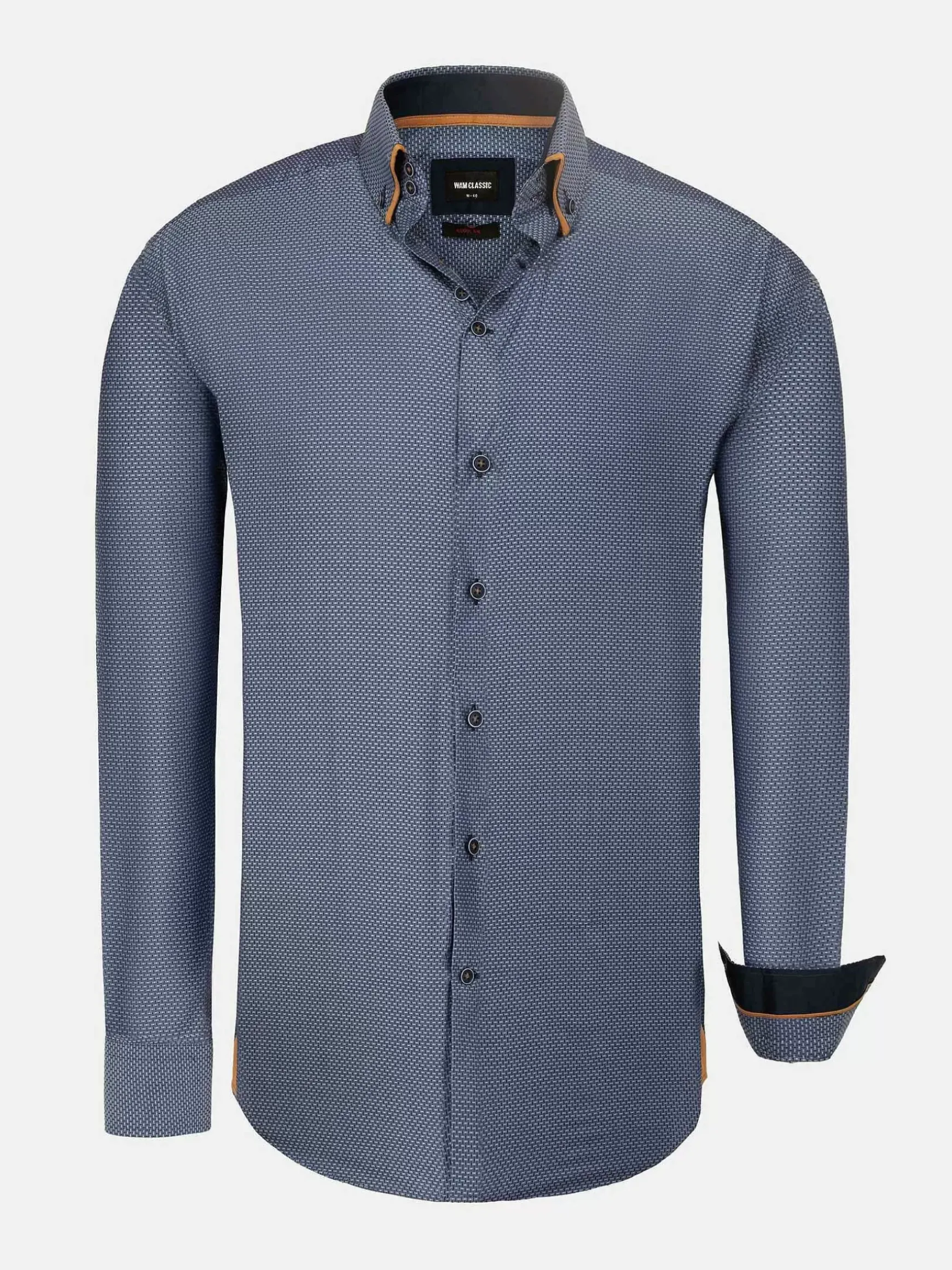 Braxton Regular Fit Light Navy Overhemd