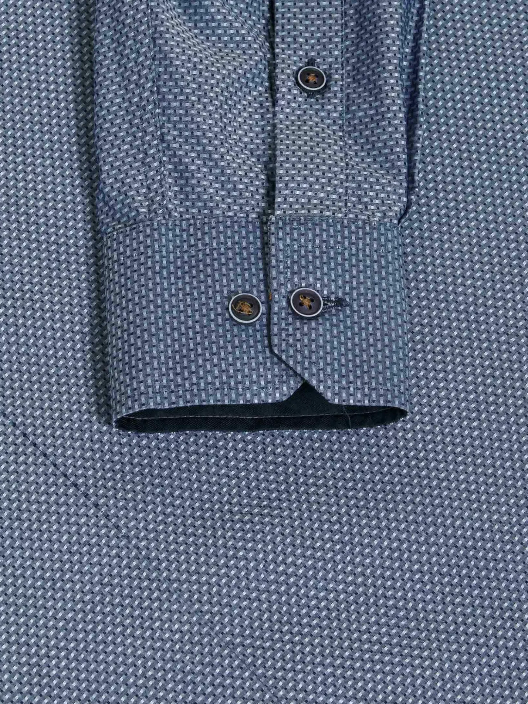 Braxton Regular Fit Light Navy Overhemd