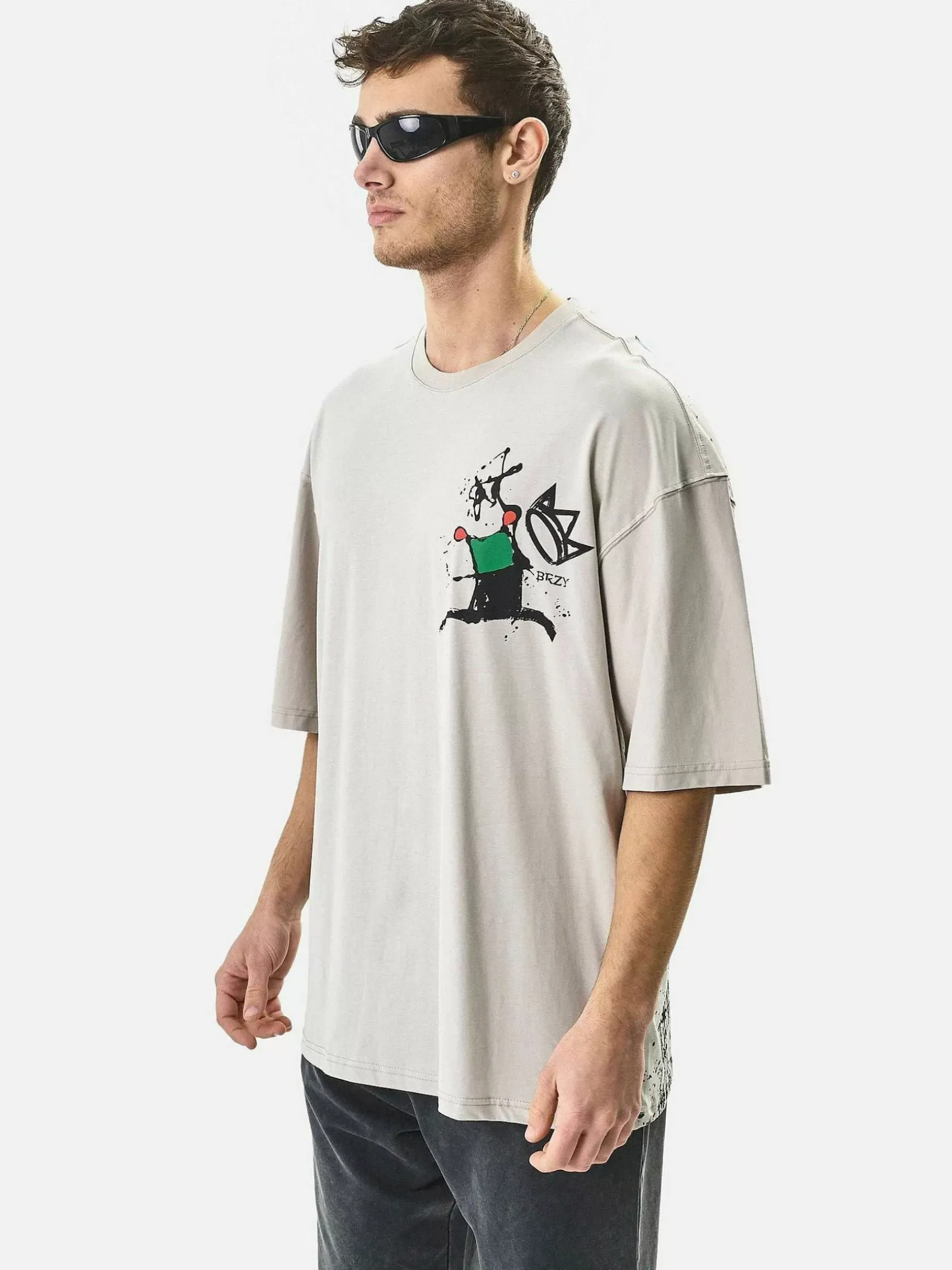 Brodie Light Grey T-Shirt