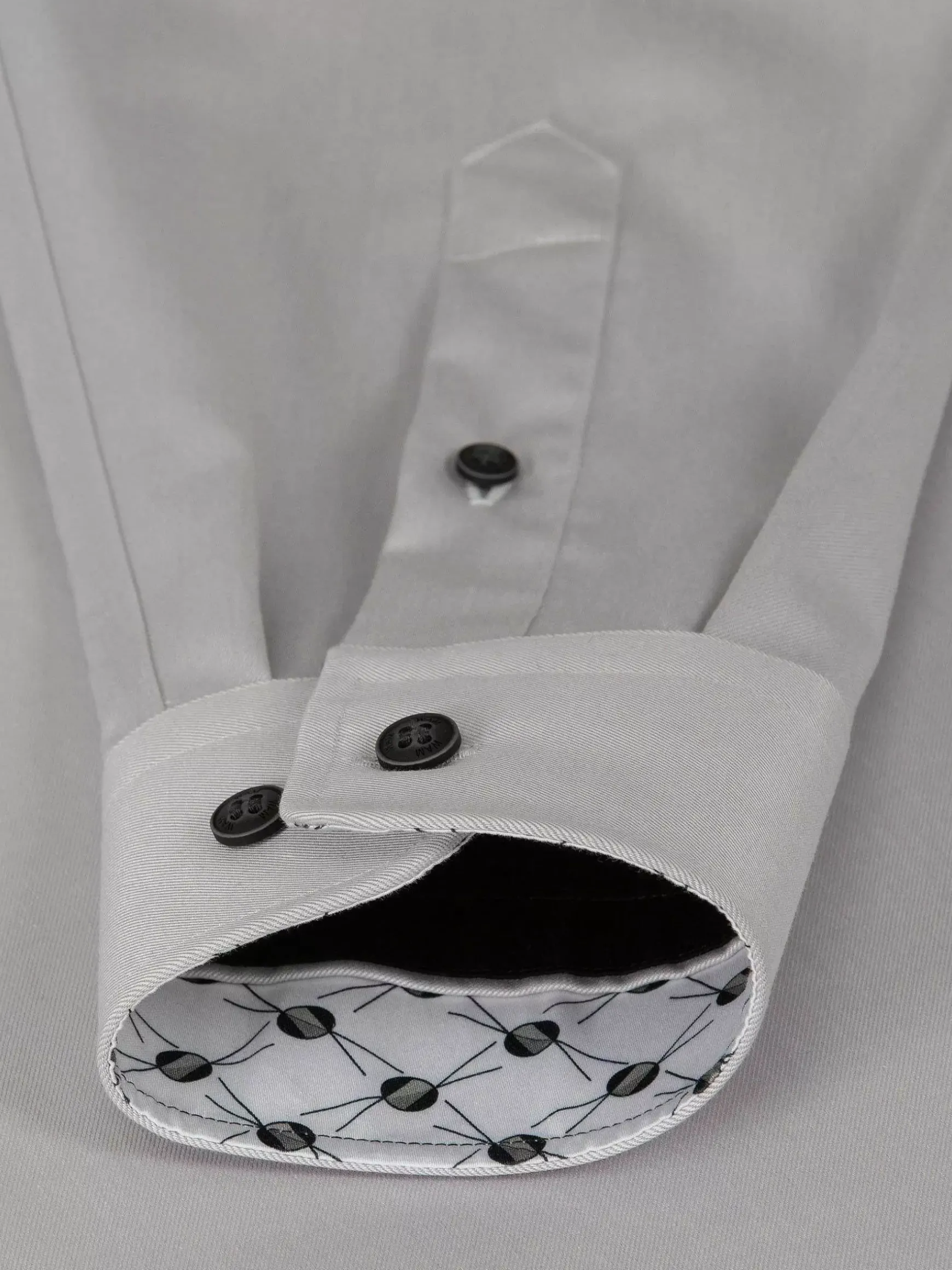 Caesar Light Grey Shirt Caesar Light Grey Overhemd