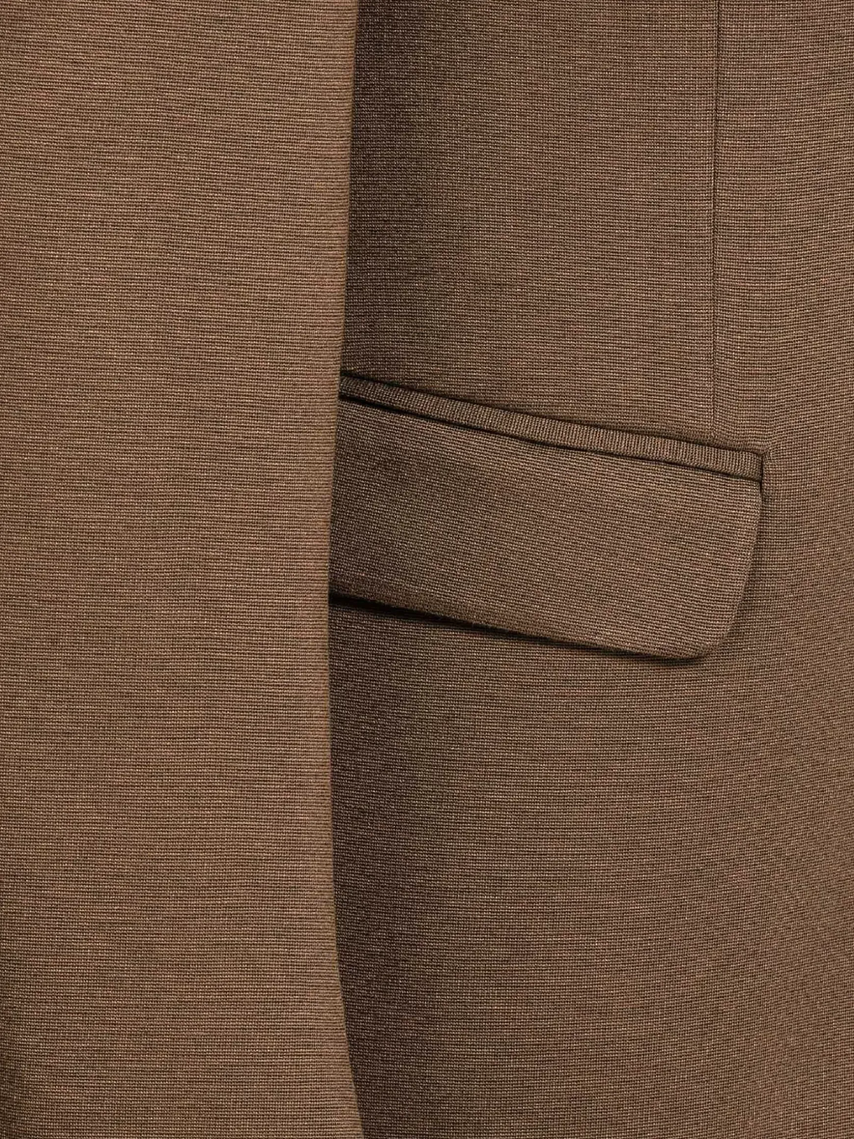 Crouse Wide Lapel Brown Colbert