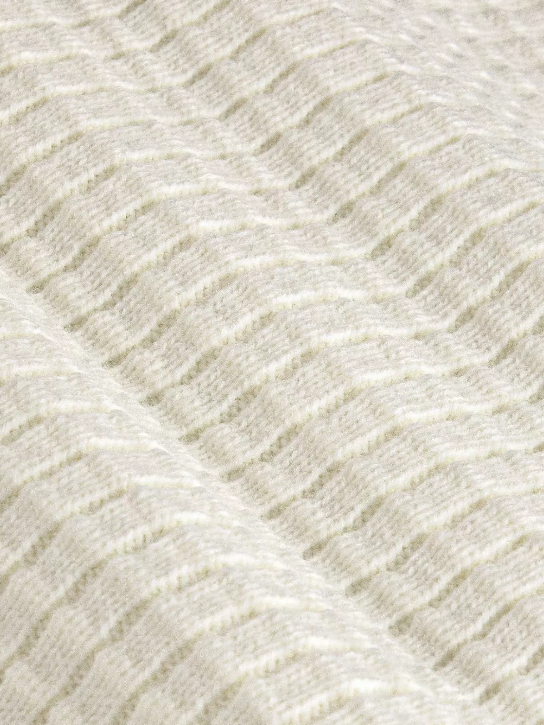 Dover Slim Fit V-Neck Off-White Truien
