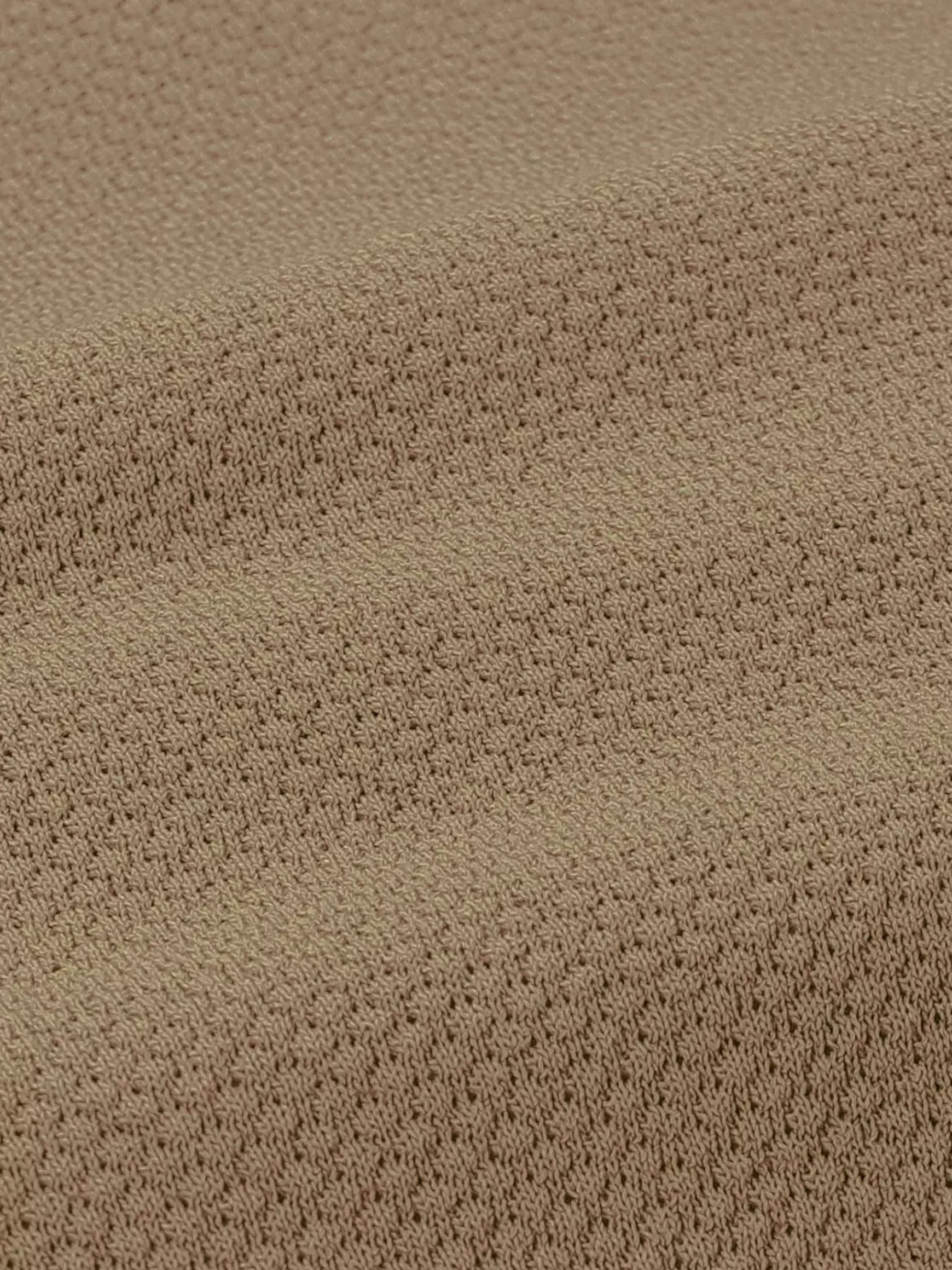 Henry Pique Knit Brown Polo