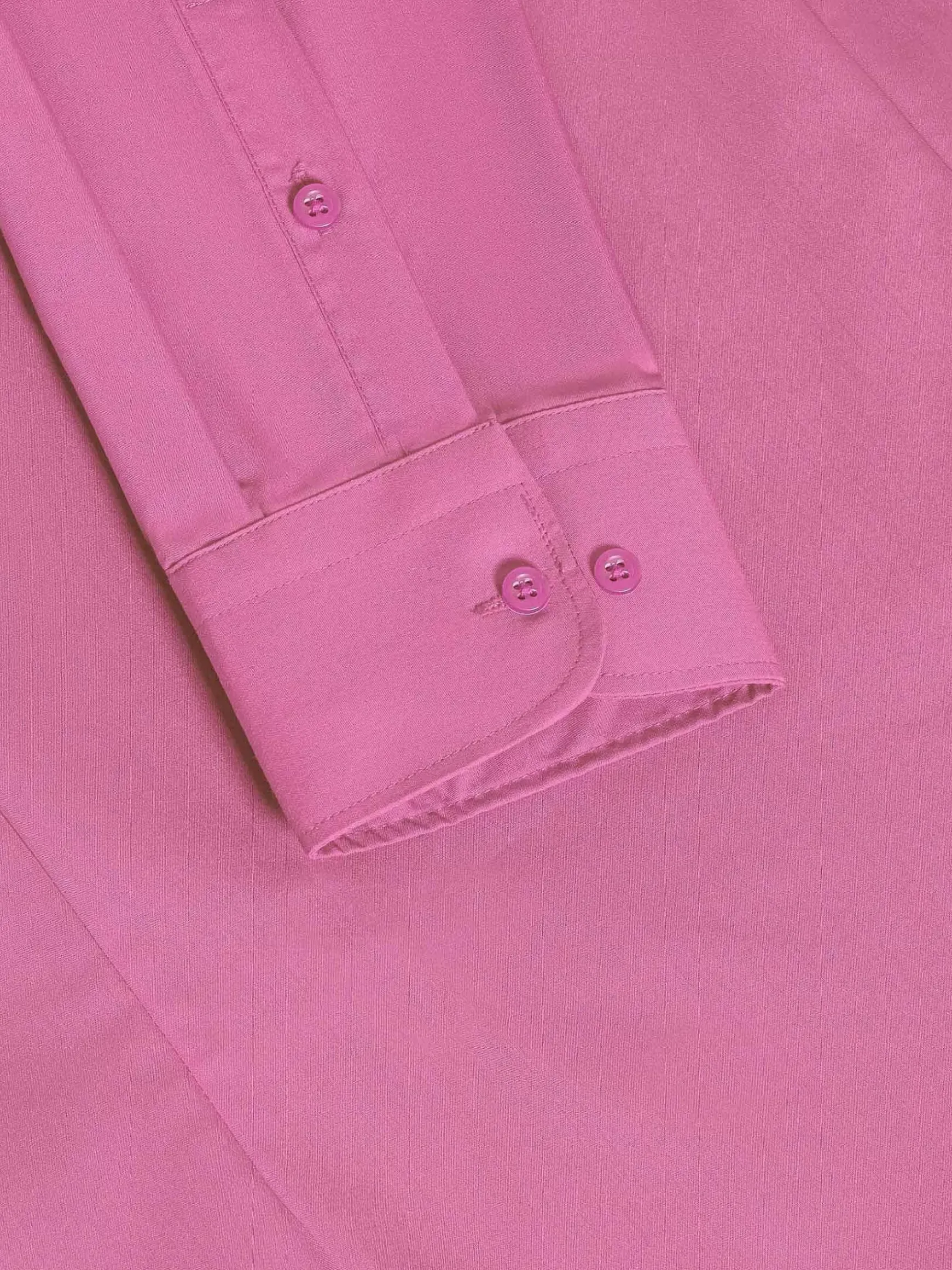 Leira Solid Dark Pink Overhemd Lange Mouw