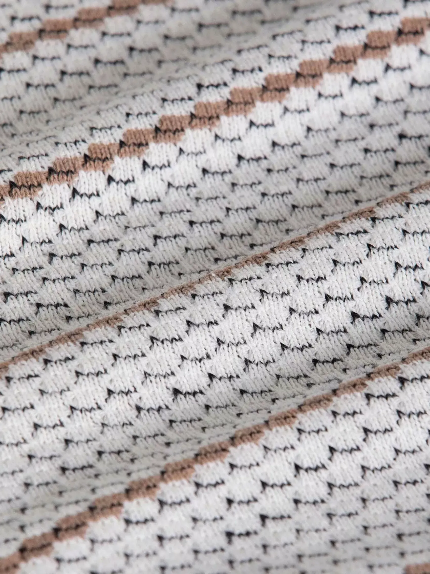 Muro Striped Off-White Sweater