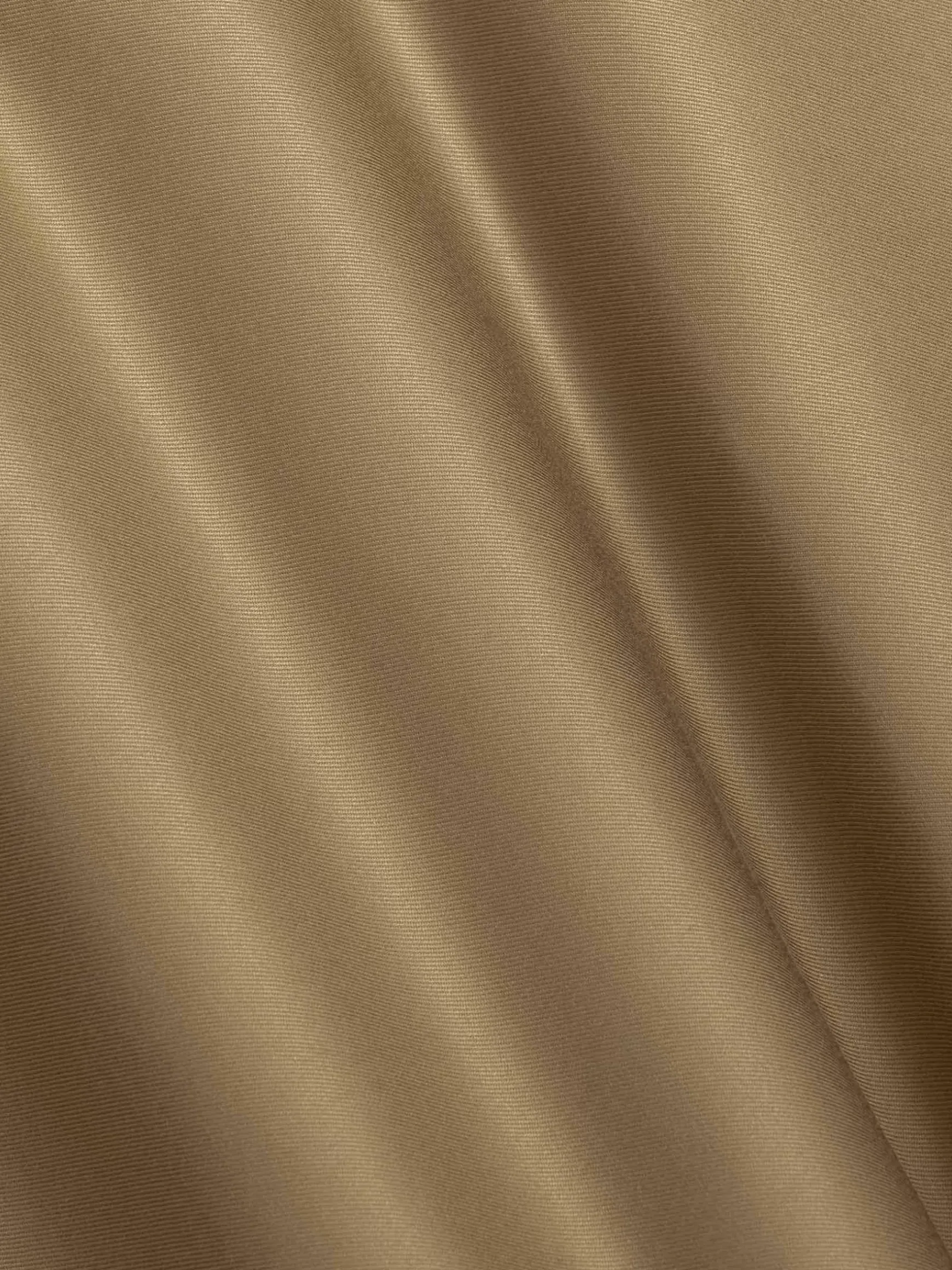 Owen Tailored Fit Beige Overhemd Korte Mouw