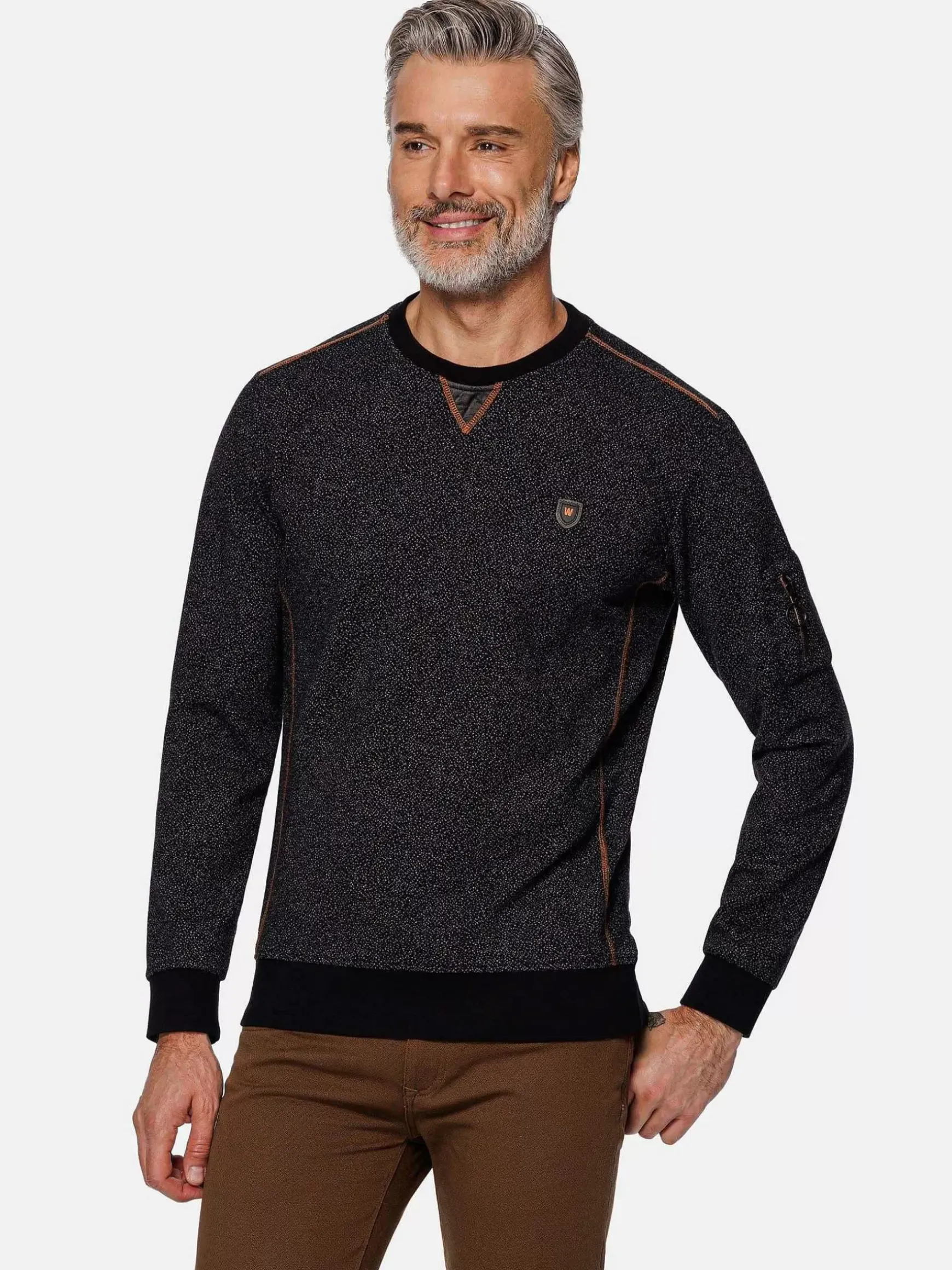 Phonix Crewneck Black Sweater