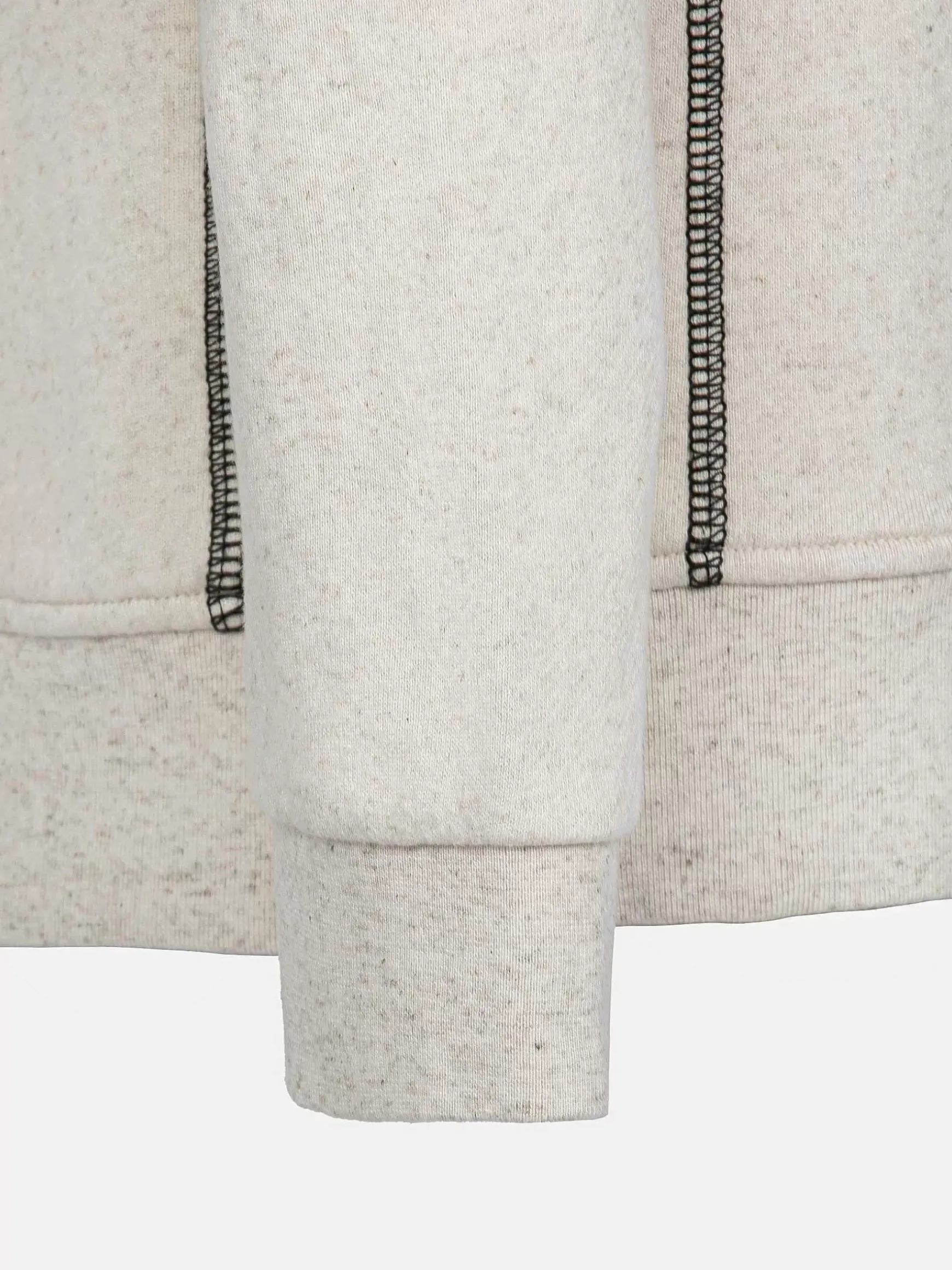 Quasar Mock Neck Beige Sweater
