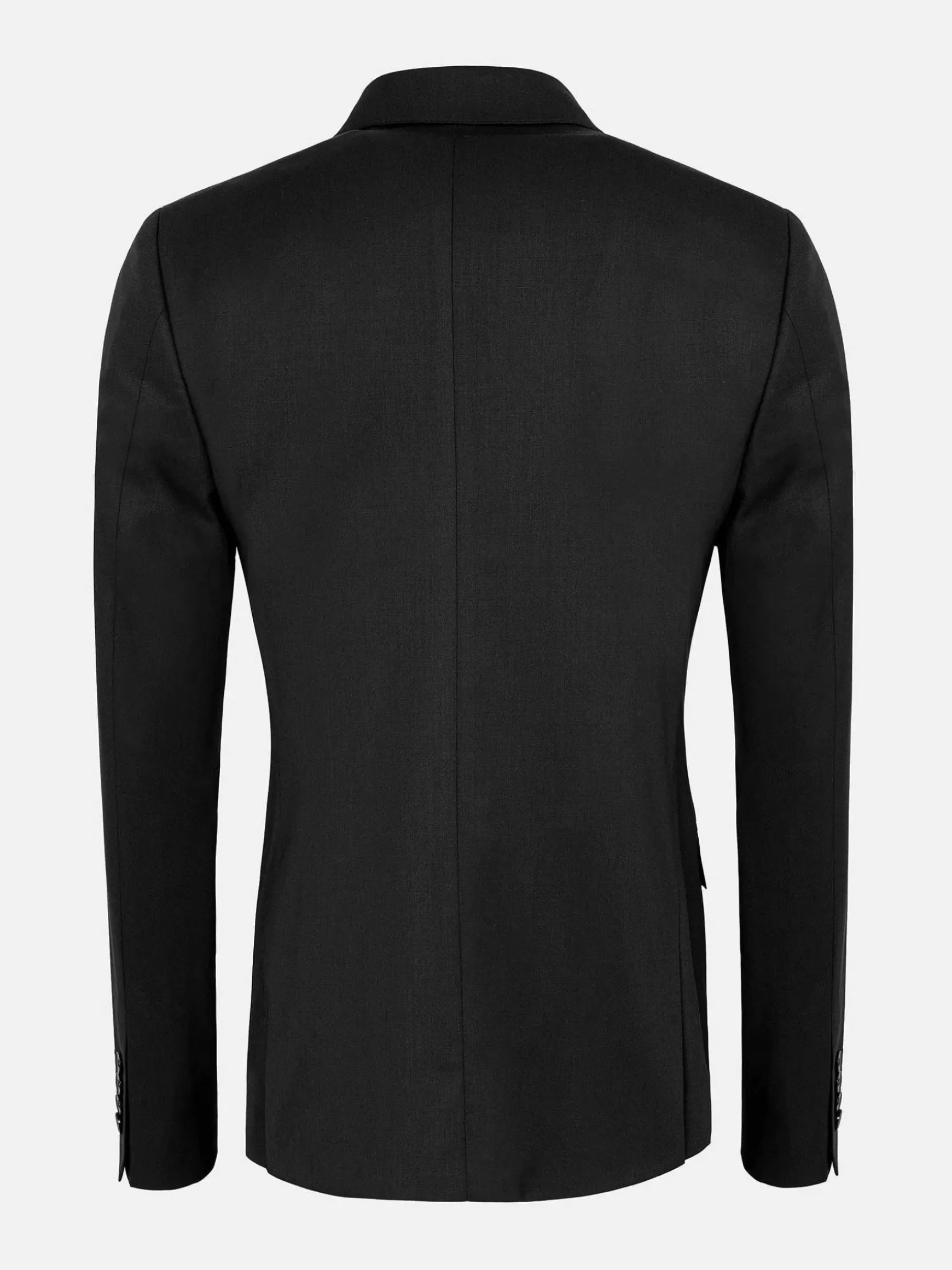 Scottsville Notch Lapel Black Suit Colbert