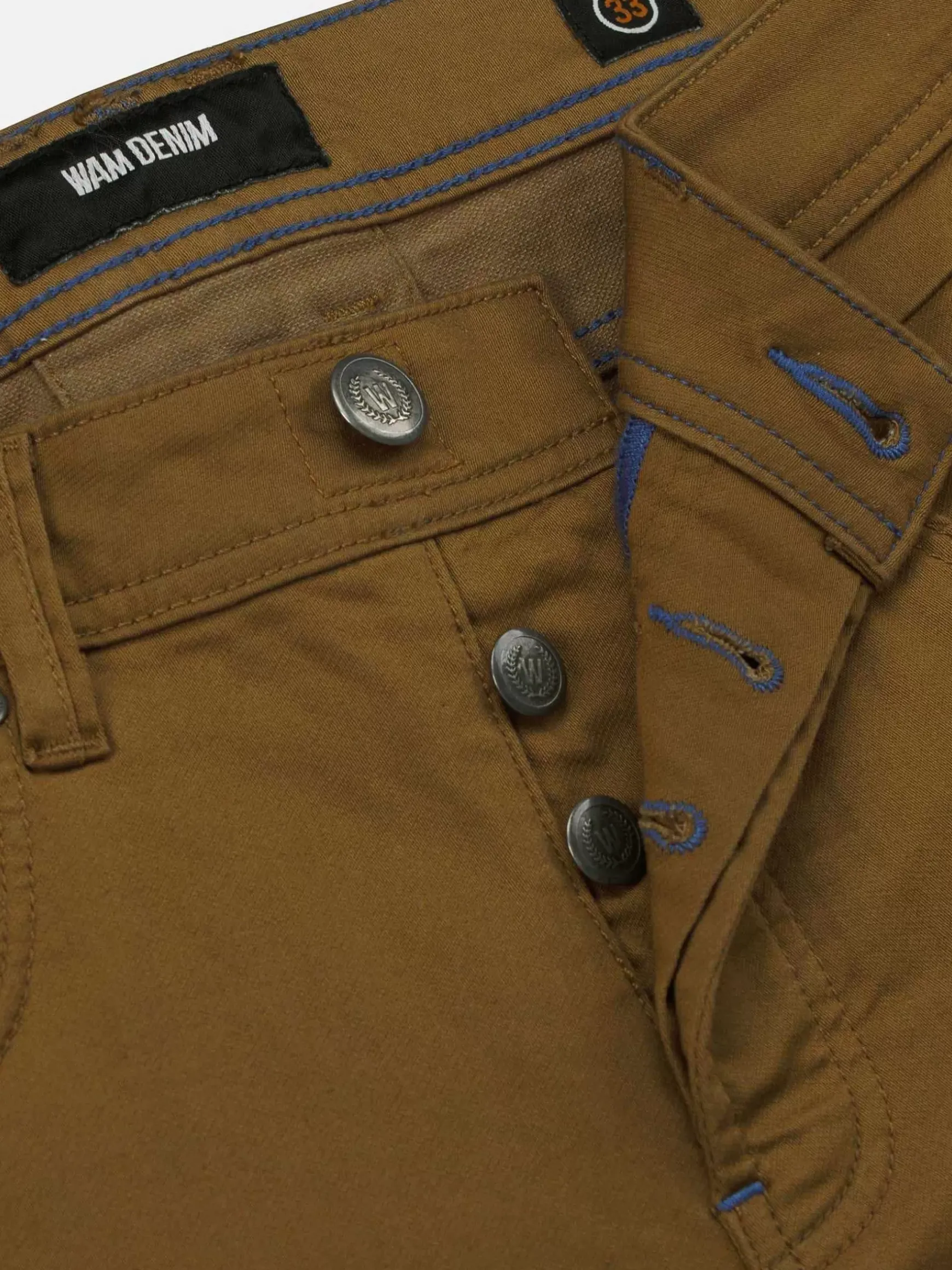 Serengeti Stretchy Slim Fit Dark Beige Jeans