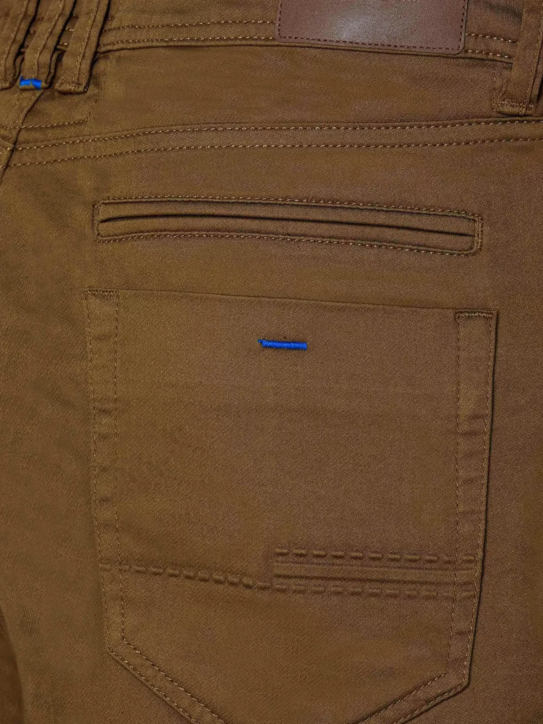 Serengeti Stretchy Slim Fit Dark Beige Jeans