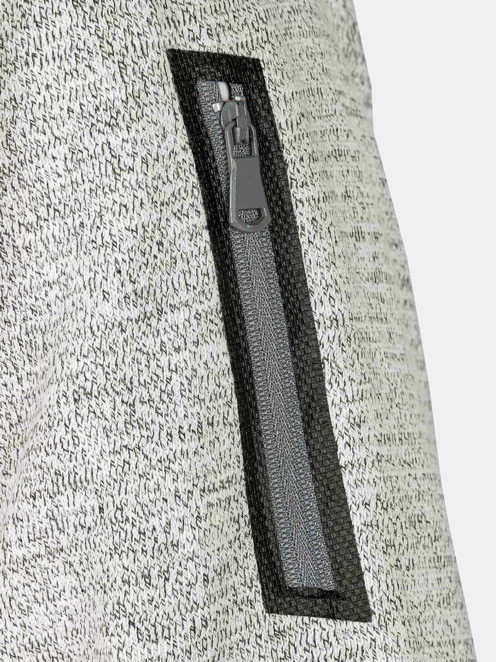 Sharon Half Zip Grey Sweater