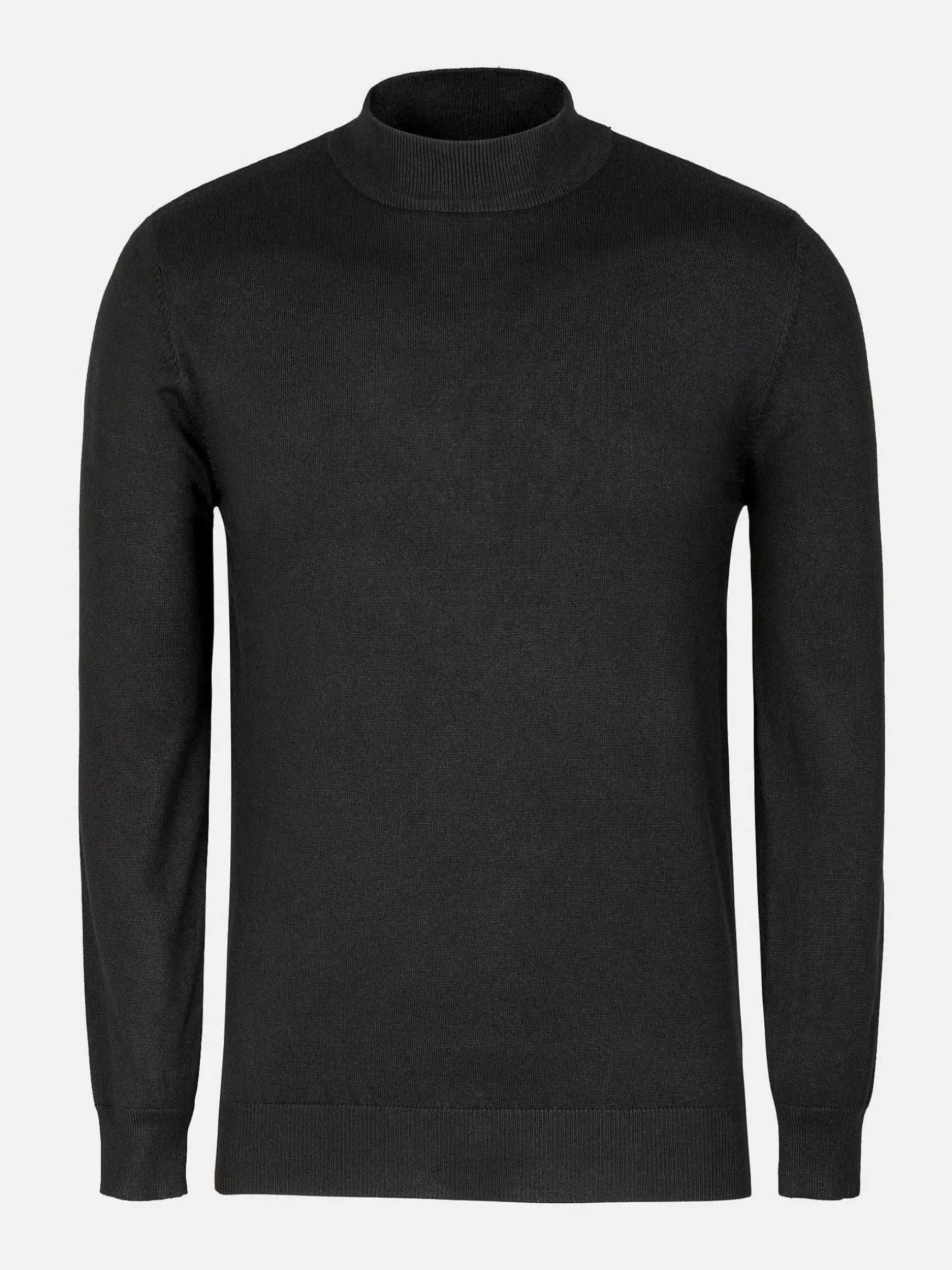 Siena Round-Necked Black Sweater