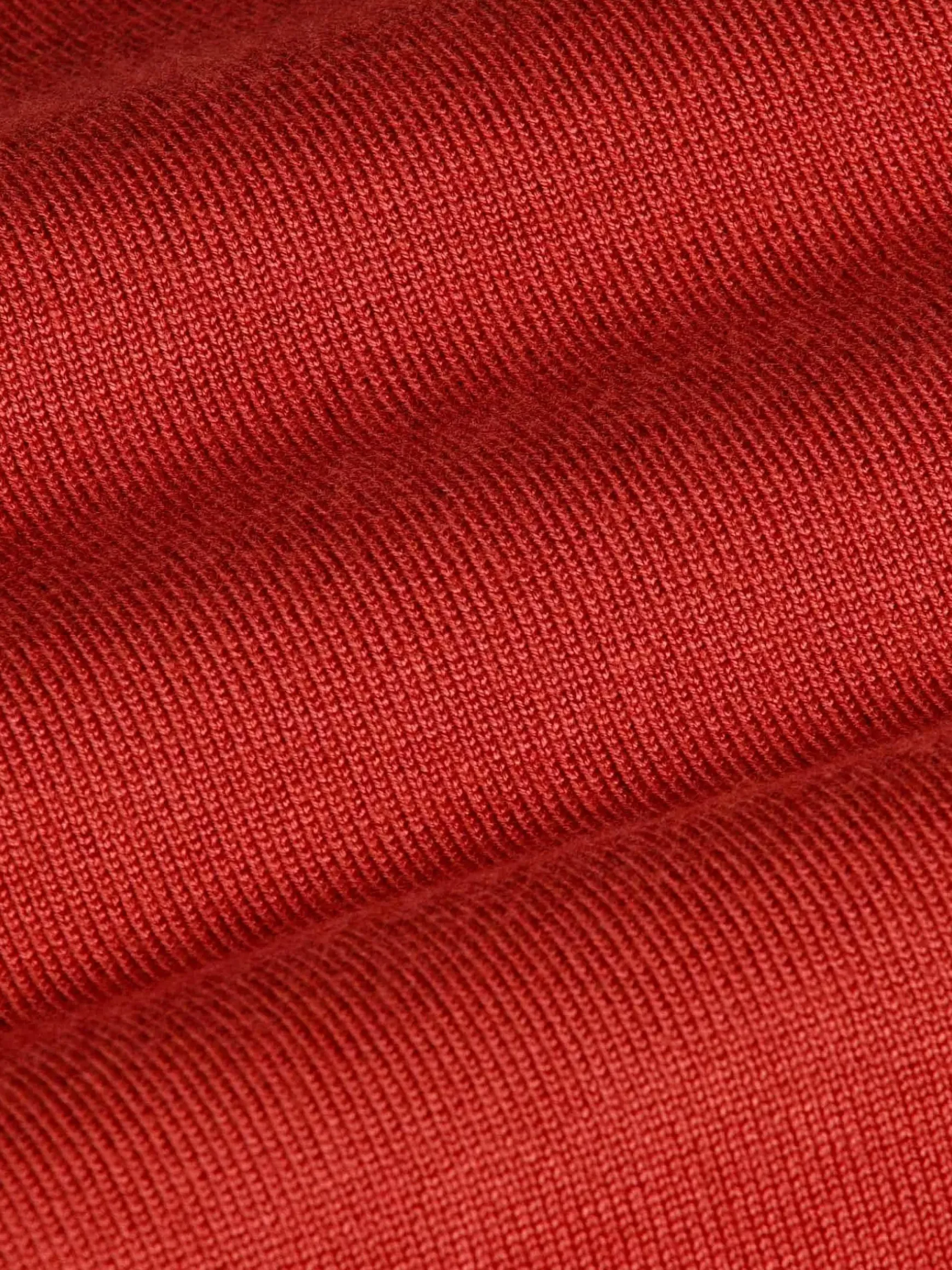 Siena Round-Necked Dark Orange Sweater