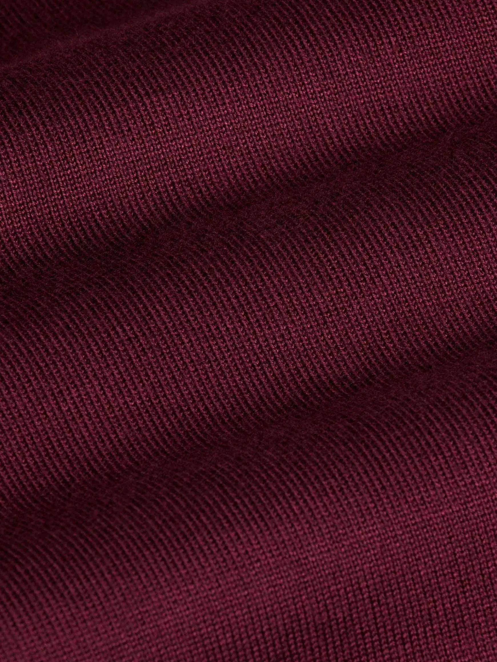 Siena Round-Necked Dark Red Sweater