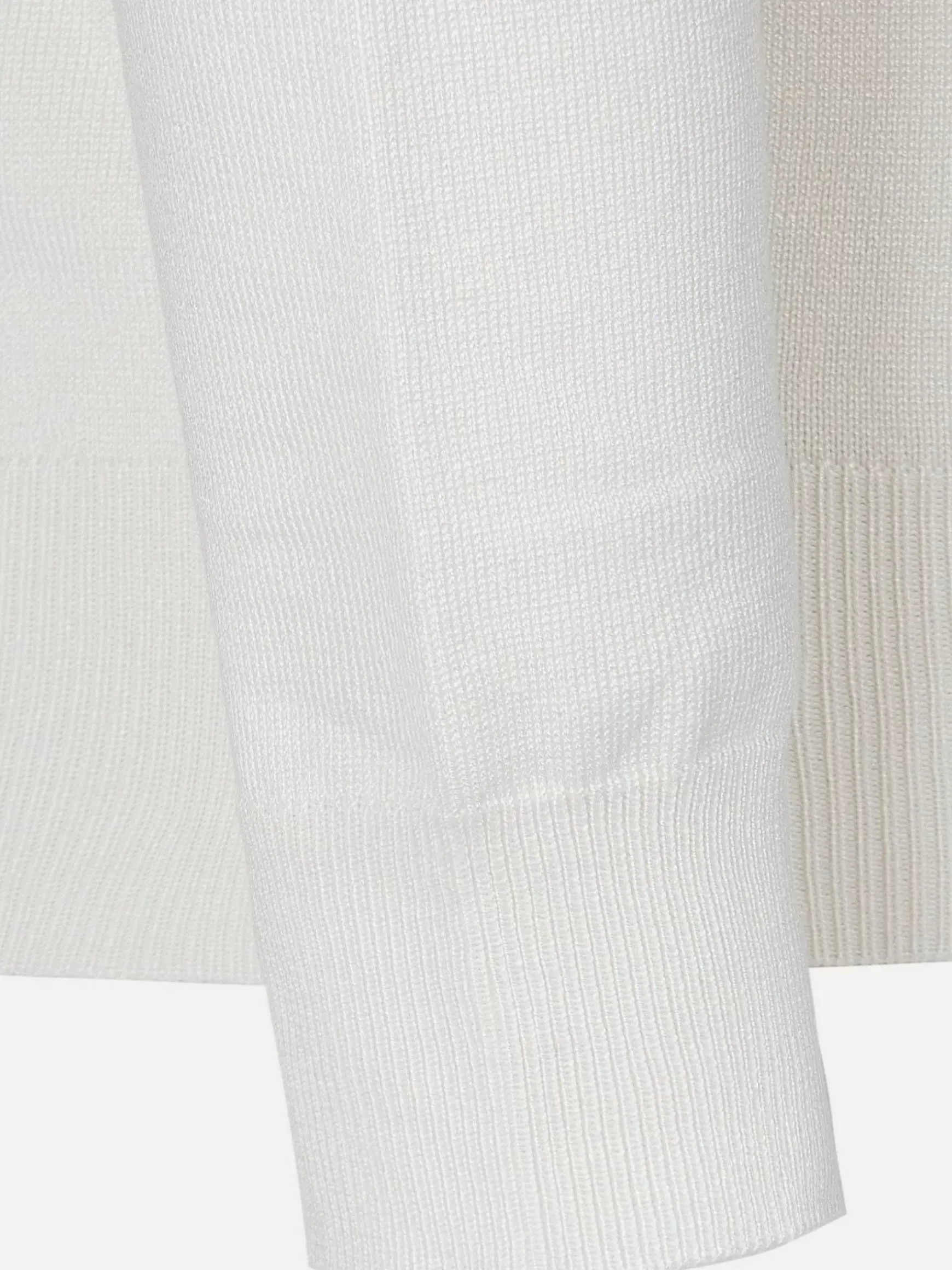 Siena Round-Necked White Sweater