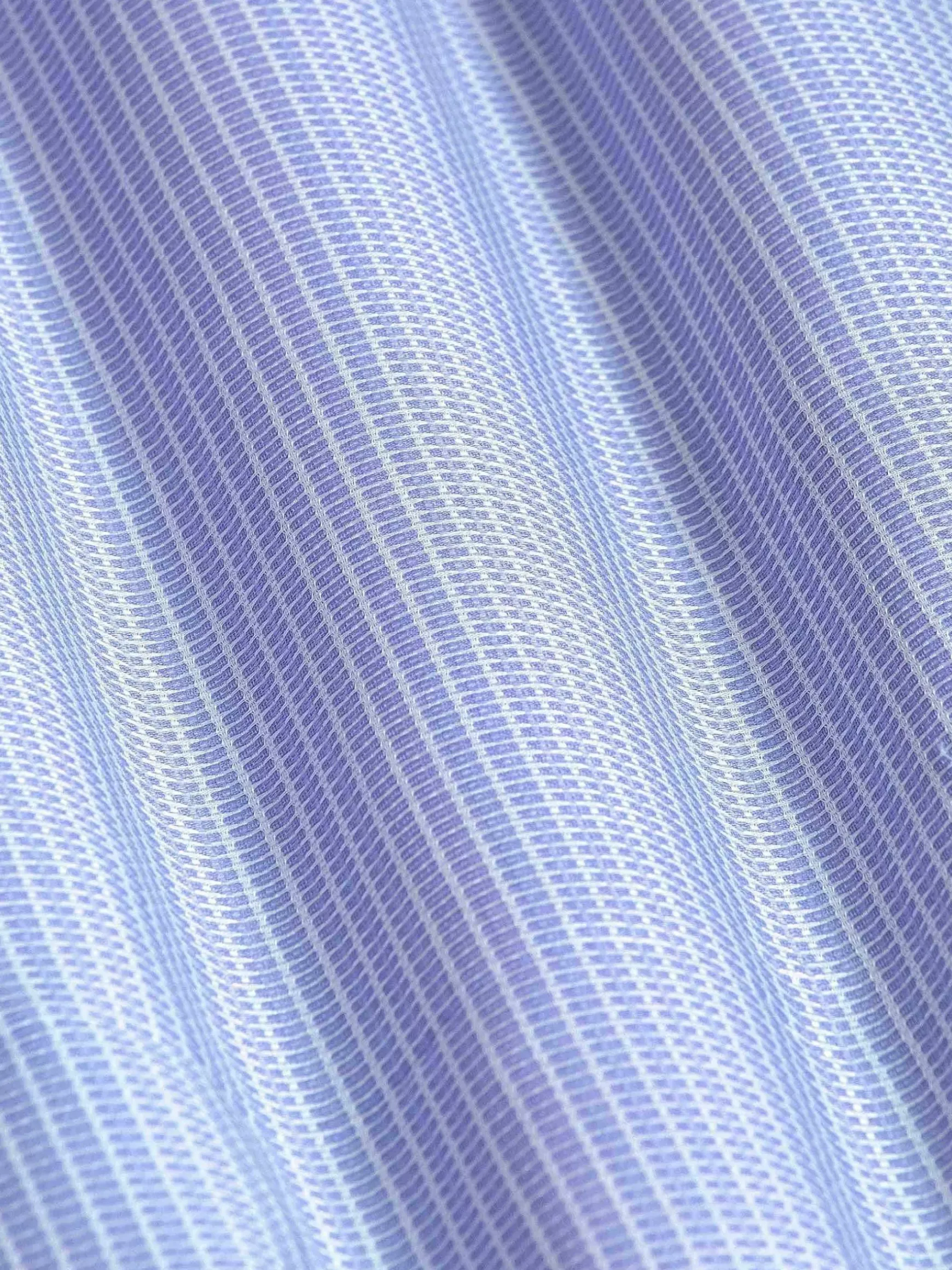 Sky Lake Blue Micro Patterned Long Sleeve Shirt