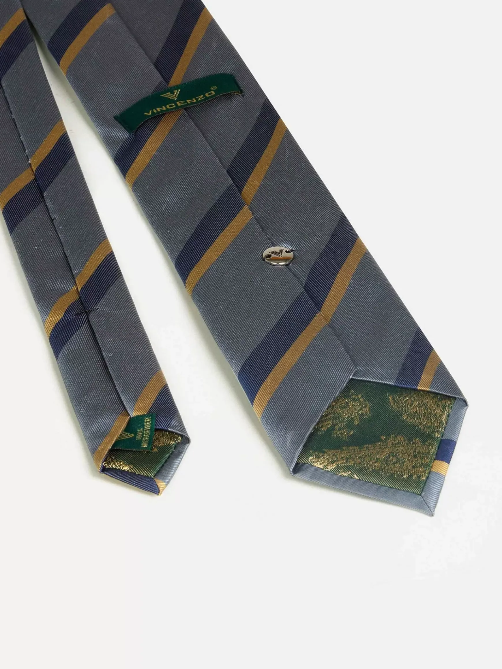 Stropdas S38 Anthracite Navy