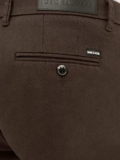 Thor Mini Pattern Check Brown Chino