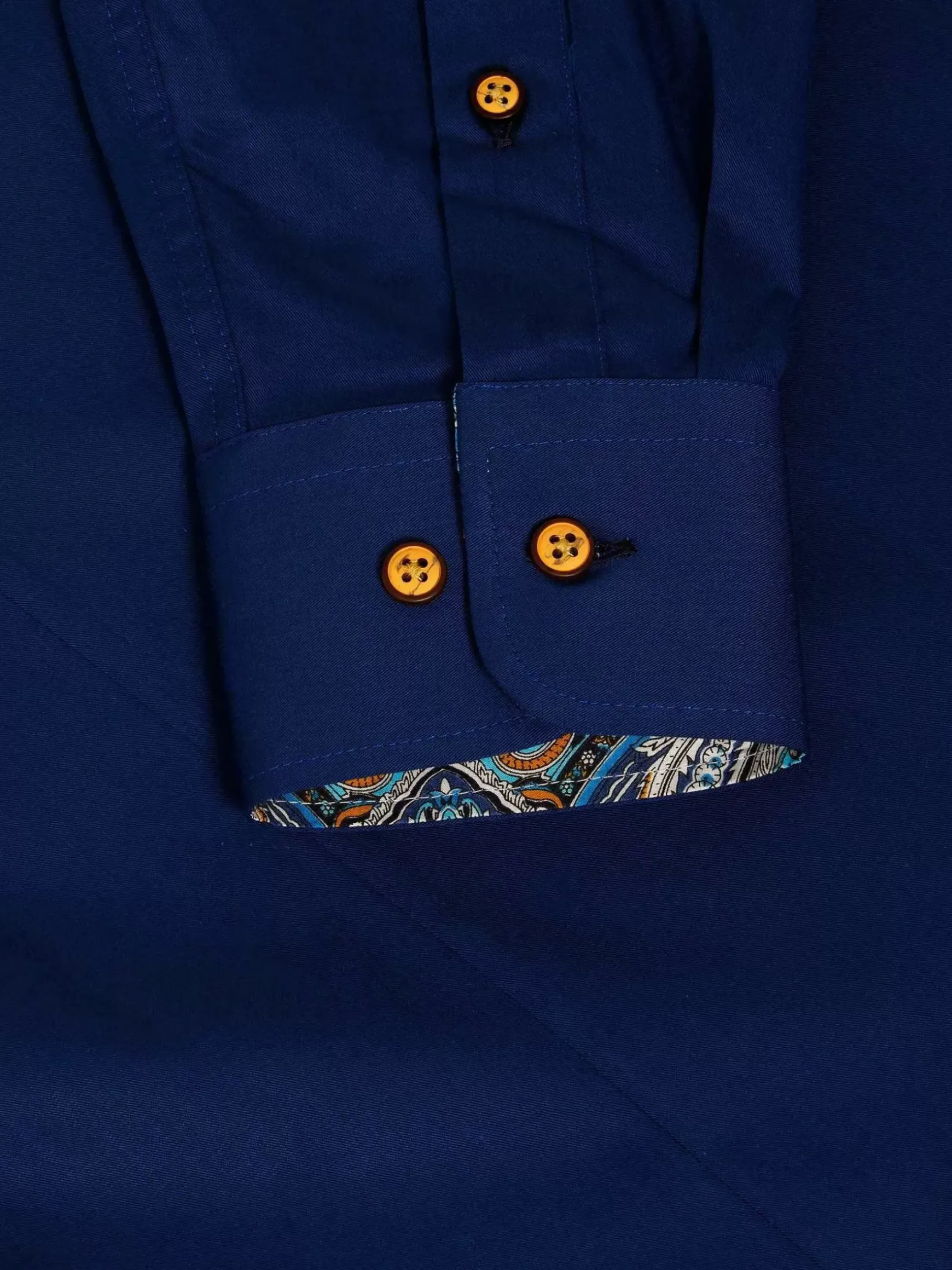 Waylon Regular Fit Navy Overhemd