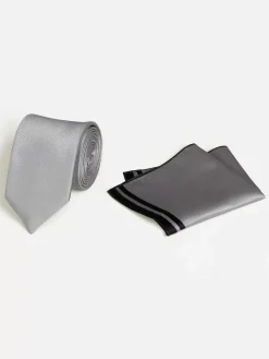 William Powell Light Grey Stropdas