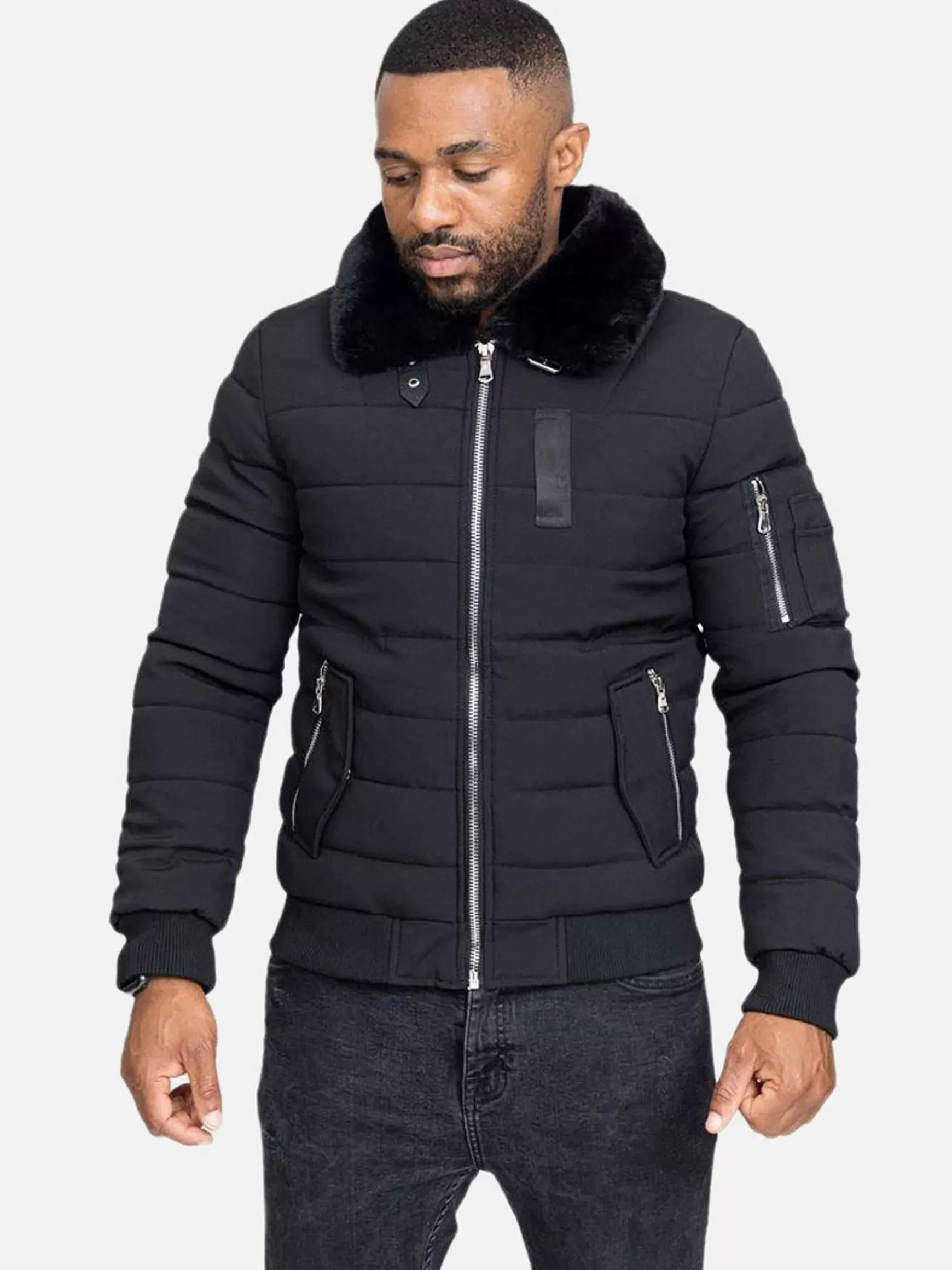 Winter Jassen 21006-7 Black